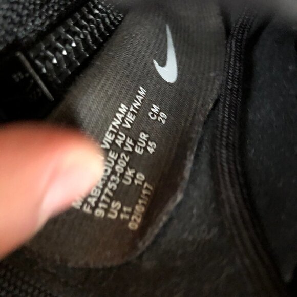 2017 Nike Air Force 1 Mid Black Dark Hazel Size 11 Black - Picture 13 of 16